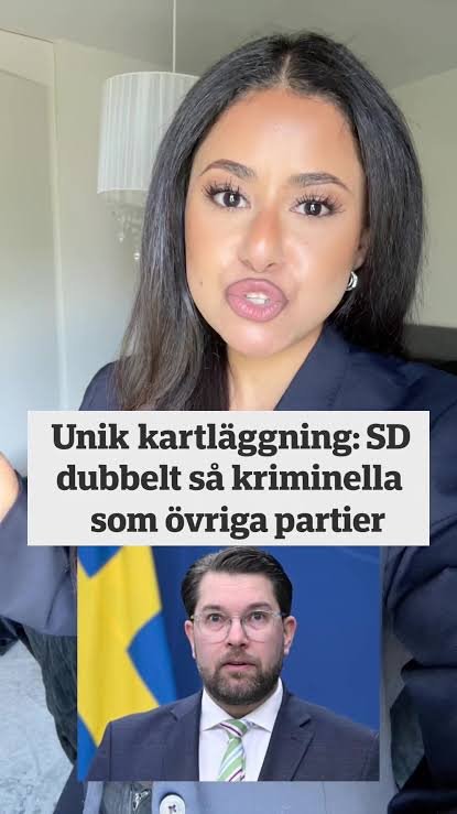 JonasKarlbukip's tweet photo. @RPJohansson @hanifbali Haha den som sa det är det 😂
Sverigedemokraterna är 4 gånger mer dömda för brott än invandrarna 
Jimmie Åkessons kompis är en gängkriminell som var på hans bröllop
Precis som journalisten Robert Aschberg sa om SD
En röst på SD är en röst på kriminella https://t.co/94RwaPTQi6