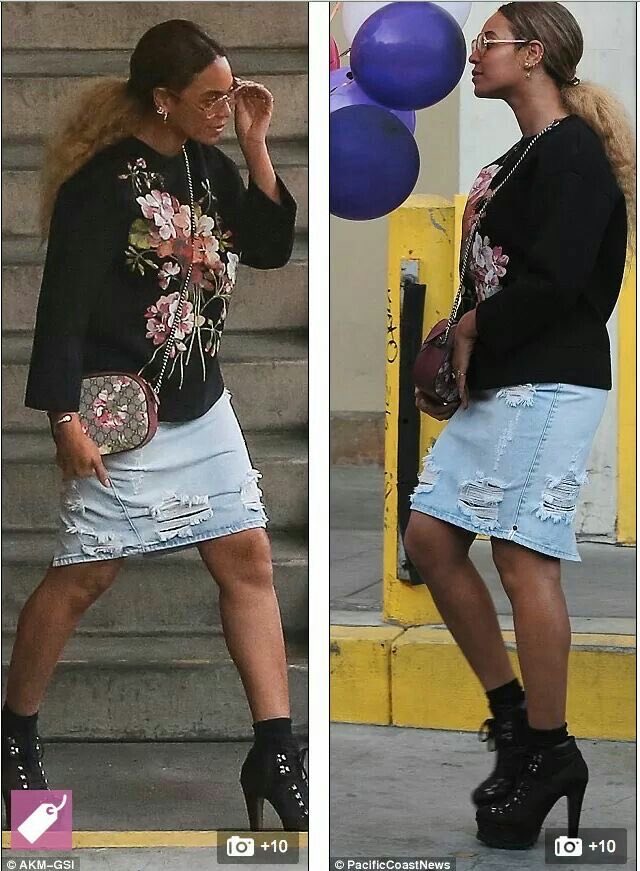 prayyouucatchme's tweet photo. hive is so weird trying to blame the stylist when this is clearly beyoncé’s personal style, she loves stuff like this and i always see the vision when it comes to it im sorry https://t.co/qIczJALAj9
