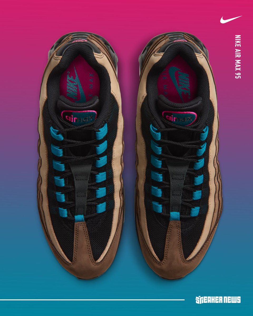 SneakerNews's tweet photo. Getting some serious Nike ACG vibes from these upcoming Air Max 95s 👀 🤩

Our coverage >> https://t.co/uOaBaVkUMz https://t.co/RSrbZpeS8f