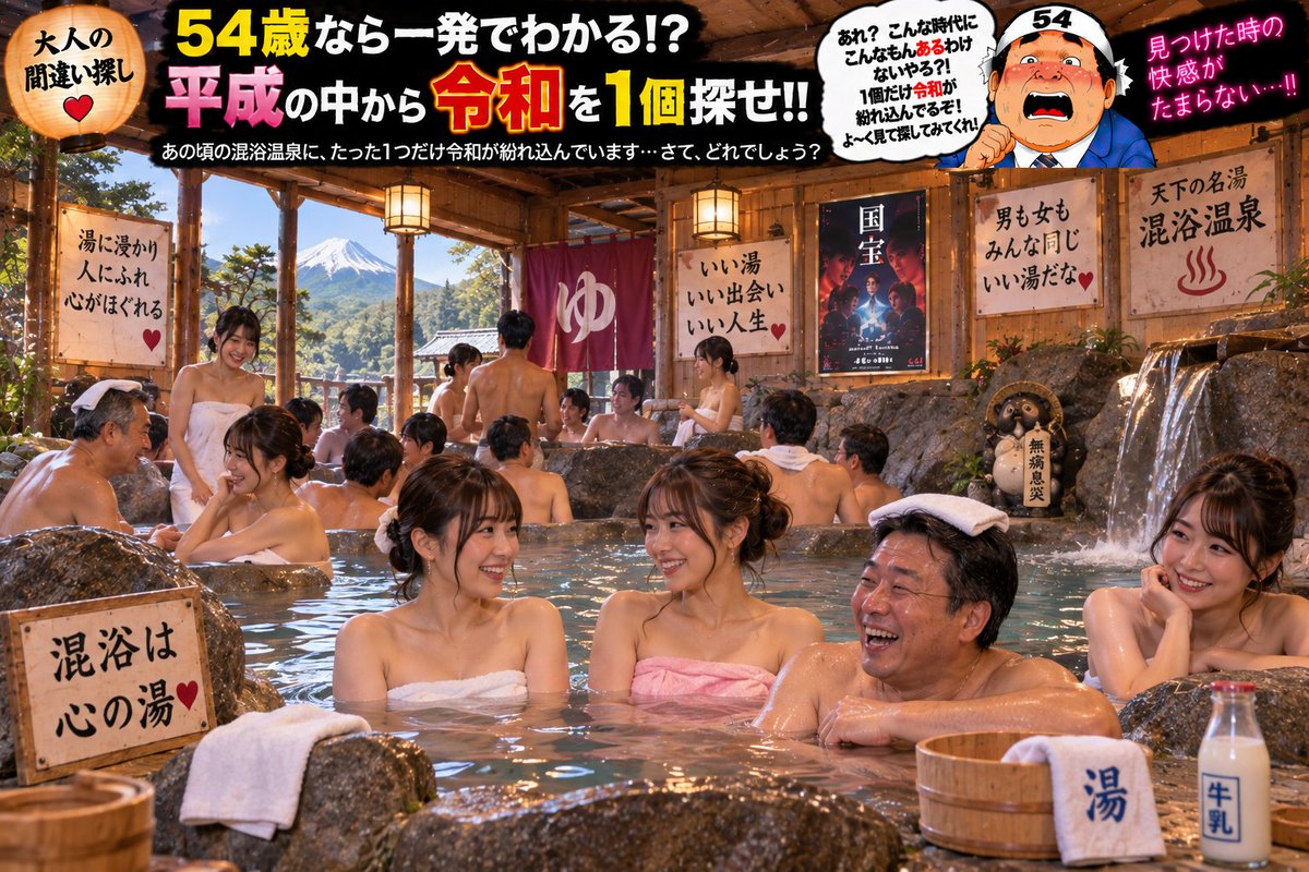 shiro_site's tweet photo. 夢のような平成の温泉旅行♨
「 令和 」が1つ。
 煩悩がなければ、すぐ見つかる。 https://t.co/aZ3uP8Bvrg
