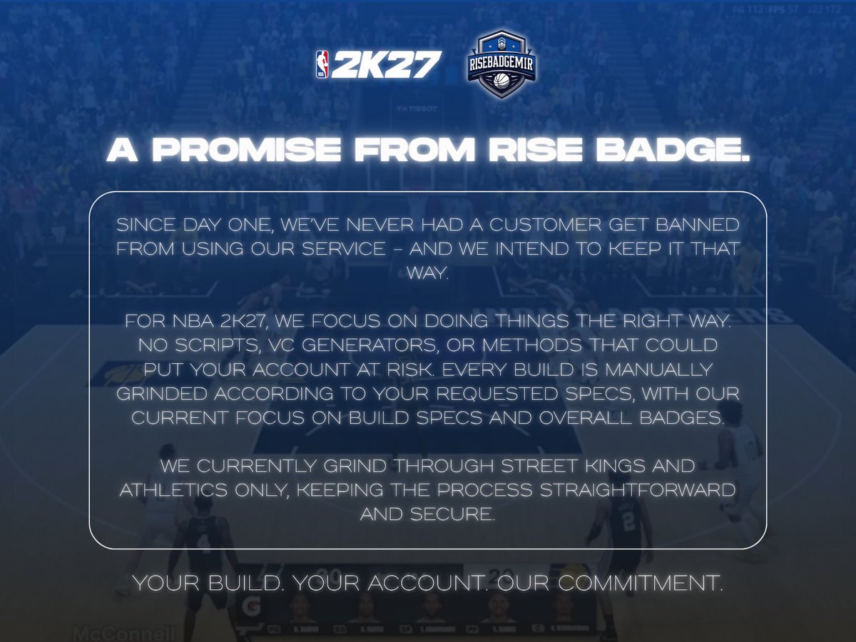 grindhub2k's tweet photo. No shortcuts. No risky methods. Just the grind.

DM US TO BOOK YOUR SLOT. 🔥

#NBA2K27 #NBA2K #2KCommunity #2KCommunityDay #GrindingServices #BadgeGrind https://t.co/O9zfiN4G2X