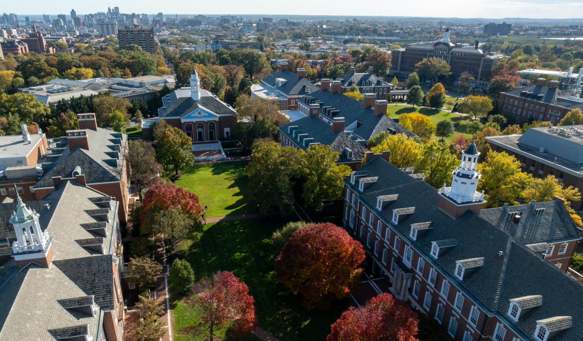 JohnsHopkins's tweet photo. Johns Hopkins University ranks No. 9 among national universities in the latest undergraduate rankings from @usnews. Hopkins also ranks No. 4 in undergraduate research/creative projects, with more than 90% of undergraduates participating in at least one research experience during their time at JHU. https://t.co/mZT3vYHktp