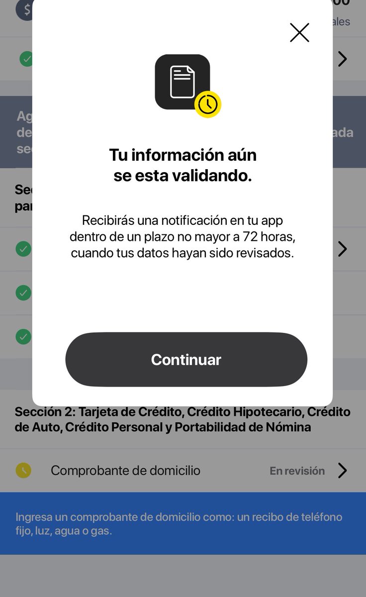 Tiny_Byul's tweet photo. @heybanco tengo desde el jueves con el comprobante de domicilio en revisión porque mi fecha límite para validar la cuenta era ayer, hoy me inhabilitó el acceso y me sigue pidiendo el comprobante, pero no puedo hacer nada porque “sigue en revisión” https://t.co/XaoHSDw9rK