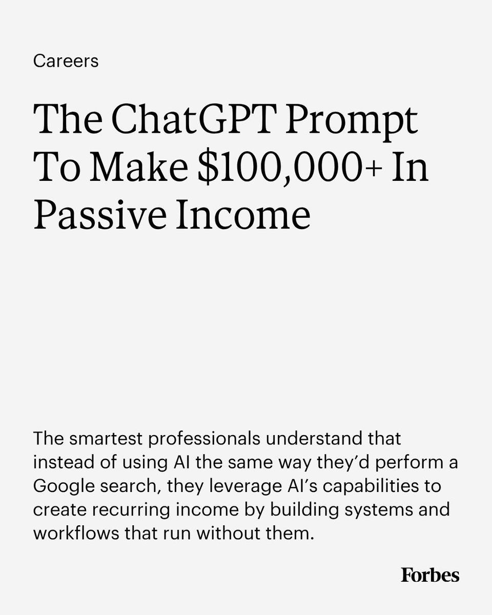 Forbes's tweet photo. One of the hardest parts of building additional income streams from your career expertise is actually finding the opportunities you’re looking for and knowing who to reach out to. 
Read more: https://t.co/xfBGMimnqe https://t.co/K8Y0jaAc8C