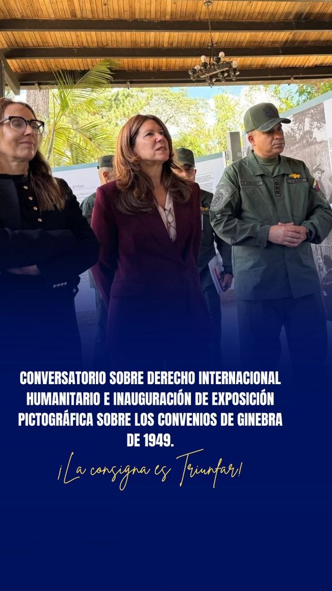 CEOFANBVE's tweet photo. Al conmemorar próximamente el 21 Aniversario del Comando Estratégico Operacional de la Fuerza Armada Nacional Bolivariana, se efectuó un importante Conversatorio relacionado a los Convenios de Ginebra de 1949 y el Derecho Internacional Humanitario. https://t.co/82pLx2xeRb