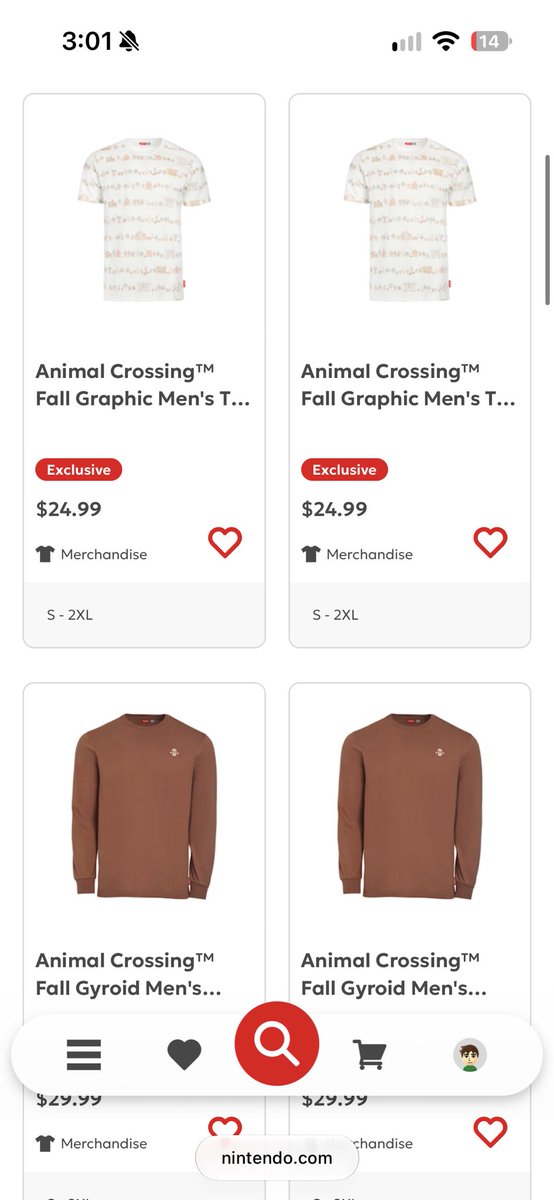 GabrielHorizons's tweet photo. The Animal Crossing fall collection just released online, it’s so cute!

Link: https://t.co/QymwKt9ZCZ https://t.co/FewPrsLXWW