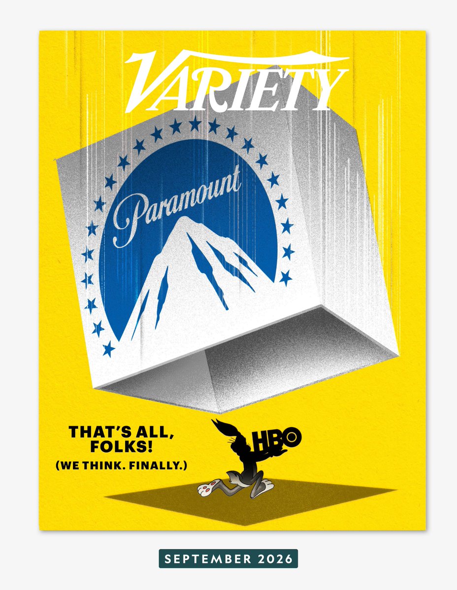 Variety's tweet photo. Variety tracked the Paramount-Warner Bros. merger’s evolution across three digital covers that marked the saga’s major turning points. If completed, the $111B merger will be the largest in Hollywood history.

SEPTEMBER 2026: Paramount settled its antitrust lawsuit with a 12-state coalition, led by California AG Rob Bonta, clearing the final major legal hurdle to its WBD acquisition.

FEBRUARY 2026: Paramount countered with a superior all-cash offer of $31 per share, valuing WBD at $111B.

DECEMBER 2025: Netflix announced an $82.7B deal to acquire Warner Bros.’ studios and HBO Max.

Read more about what's coming next: https://t.co/iGHZCgCdJ0