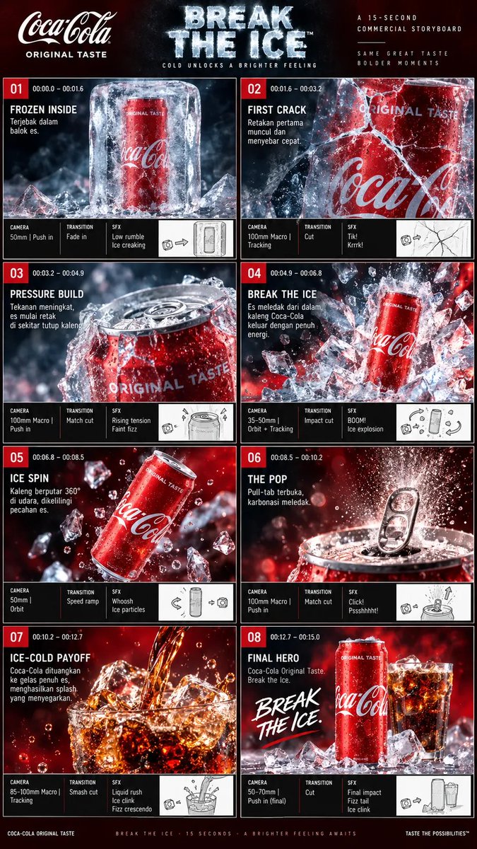 Coke Break The Ice Storyboard