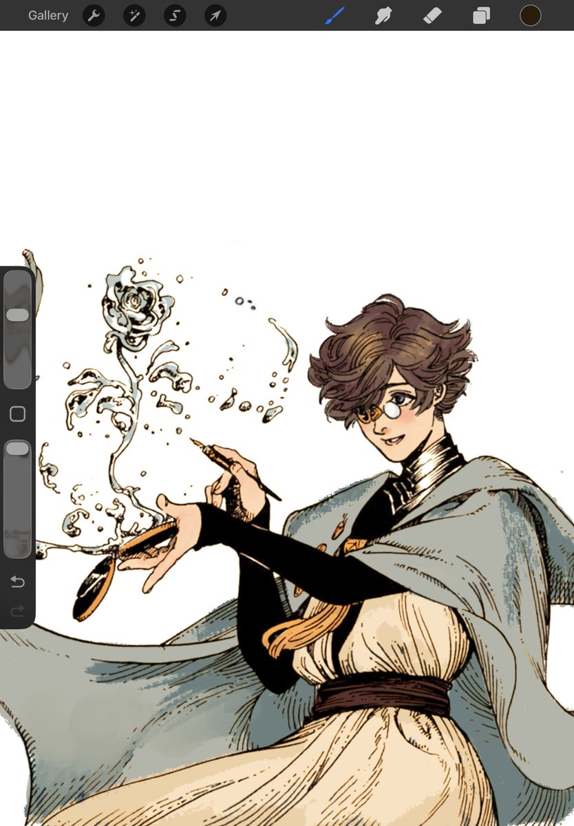 ponyl0rds's tweet photo. Been too stressed to draw so i just colored qifrey with some approximation of a natural hair color 😝 https://t.co/lY6yZCFJKK