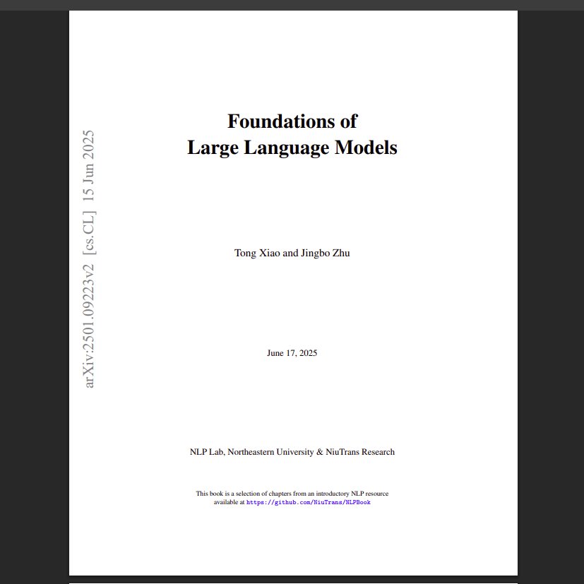 KirkDBorne's tweet photo. Foundations of Large Language Models: https://t.co/wZmeFmRqgY [277-page PDF] https://t.co/QIKKQsl4pU