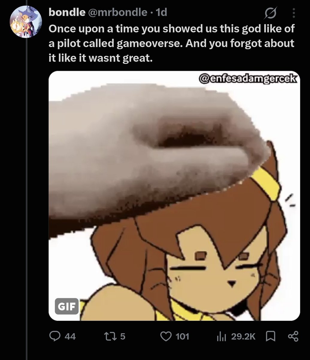 mrbondle's tweet photo. How to get popular on X. Make a tweet about gameoverse 😭 https://t.co/ASEcoPA9cZ