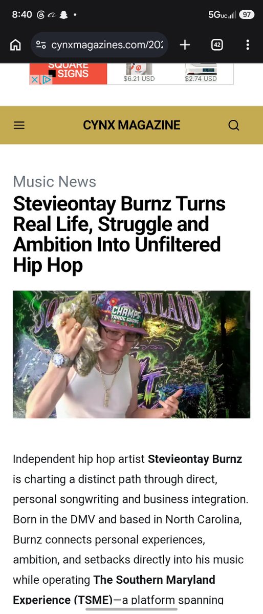 KingOfHazee's tweet photo. Another one 📰🔥 Stevieontay Burnz is making noise.
From real life, struggle &amp; ambition to music that actually means something. Appreciate the love and everyone watching the journey.
WE’RE JUST GETTING STARTED. 🚀

https://t.co/LcAs9uLAQm

#newmusic #stevieontayburnz https://t.co/ZTD9sUxqyD