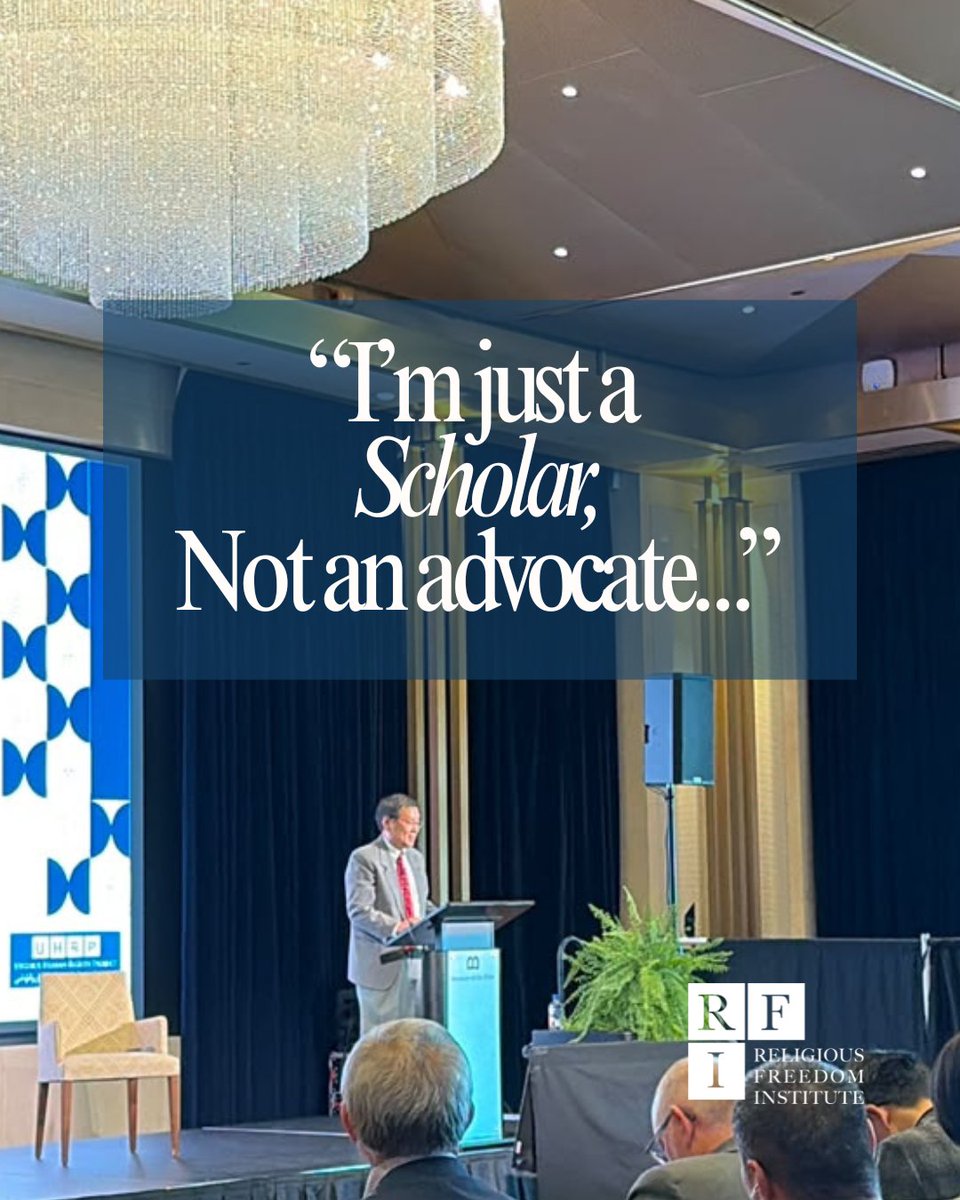 RFInstitute's tweet photo. Fenggang Yang, Professor at Purdue University and religious freedom proponent, shared his experience with the repressive tactics of the CCP. Yang was to give a keynote address at a conference, but due to CCP pressure on the organizers this was canceled and his name was removed. https://t.co/CMGC3AofXs