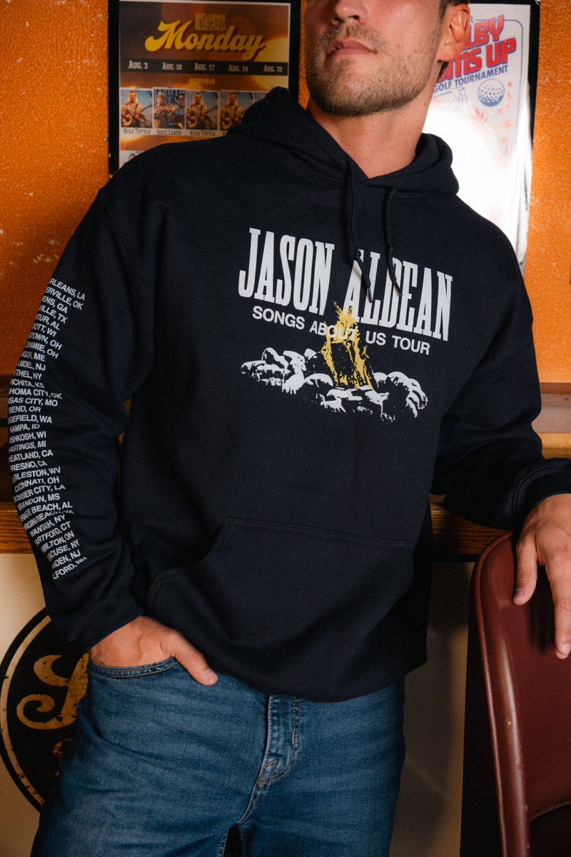 Jason_Aldean_Wl's tweet photo. The Songs About Us Tour may be winding down, but you can still take a piece of it home. Shop tour merch now at https://t.co/Nqmq8d1zgL. https://t.co/0aVq2DgjI0