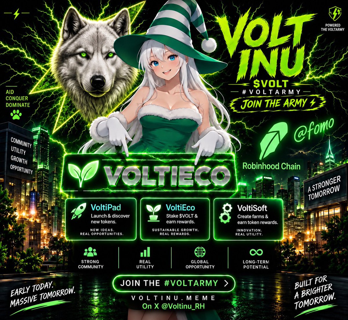 Pablo_cro's tweet photo. A big shout out to the bullish fuckers Supporting the #VOLTARMY since day 1 ⚡️ we love those who love us 🫡 

@WALTER_DEFI 
@K1d_Crypt0 
@BleevesOfficial 
@RicoMoneybags  

Join us today, let me add you to the list of supporters ☝️

Ca- 0x5d102d1E69E77591D486aa4f663B3645151BBdf6 

robinhood:0x5d102d1e69e77591d486aa4f663b3645151bbdf6