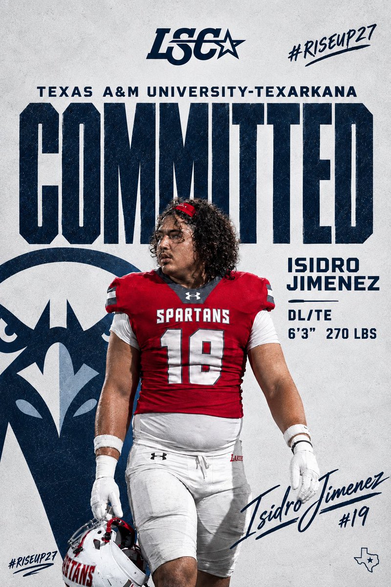 izzyjimenez0's tweet photo. All in God’s plan , Thank you God‼️#AGTG #committed @jkcoachc94 @TAMUT_football @JoshuaEargle @CyLakes_FB https://t.co/ncrSk3Upbz