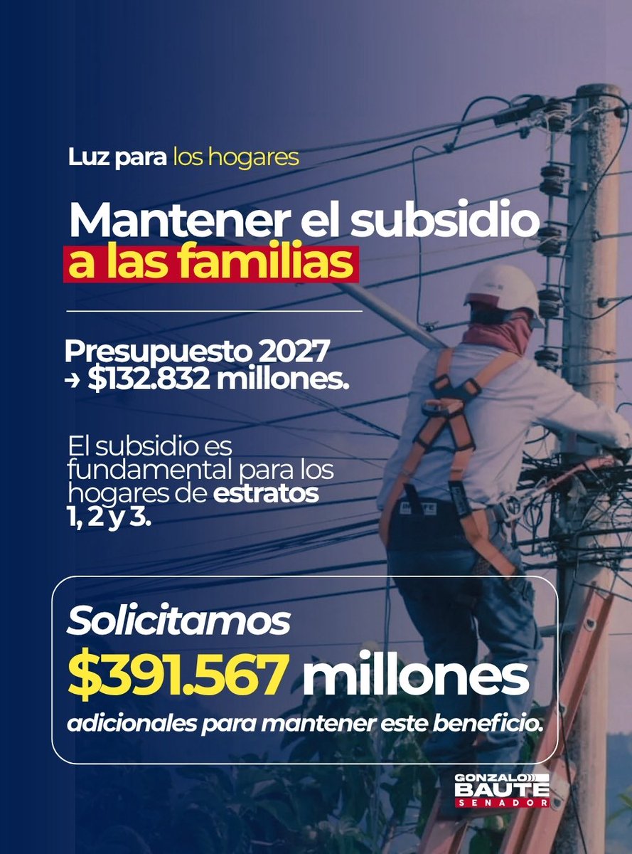 GonzaloBaute's tweet photo. 1/3

Estas fueron las 9 proposiciones que radicamos al Presupuesto
General de la Nación 2027 a favor de Barranquilla y el Atlántico. https://t.co/baNiPGu9lx