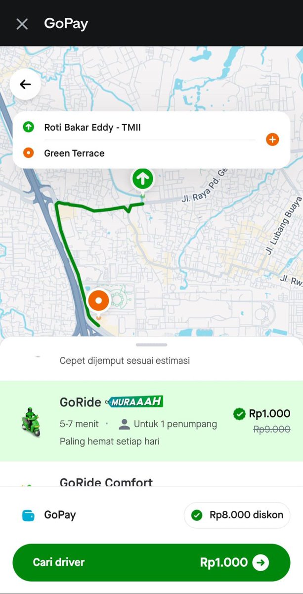 Ciikaprad's tweet photo. Happy deh kalau tyap jalan di kasi promo gini, naik goride auto hemat, apalagi promo #GOJEKDIGOPAYMULAIDARI1000 bisa langsung kita pake nih 👍 https://t.co/c37gSv7N2i