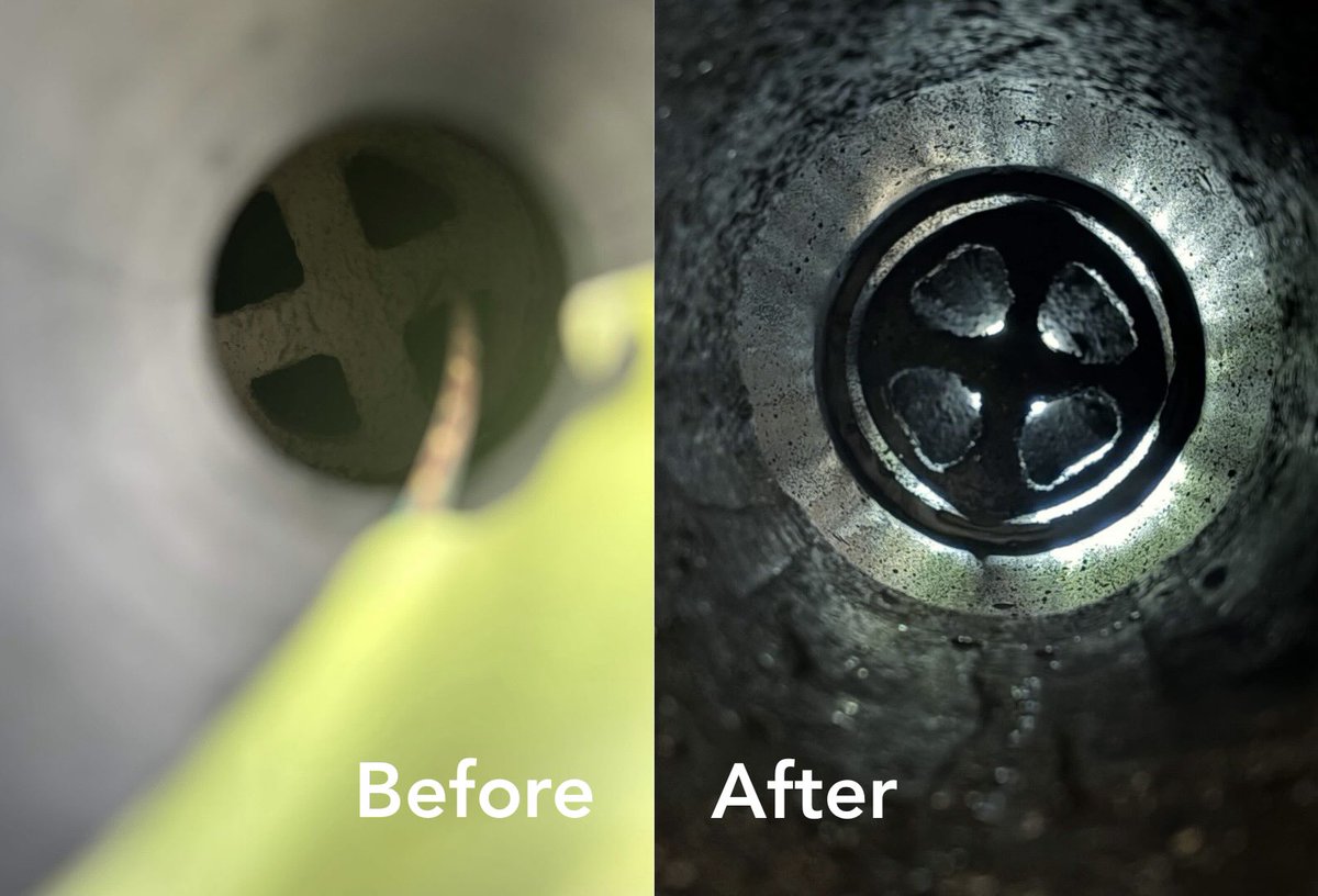 Bill_iam17's tweet photo. Not much survives a rocket's combustion chamber.

Last year's mixing plate didn't. This year's did. 🔥

Before and after 👇 https://t.co/mOfxvFajrq
