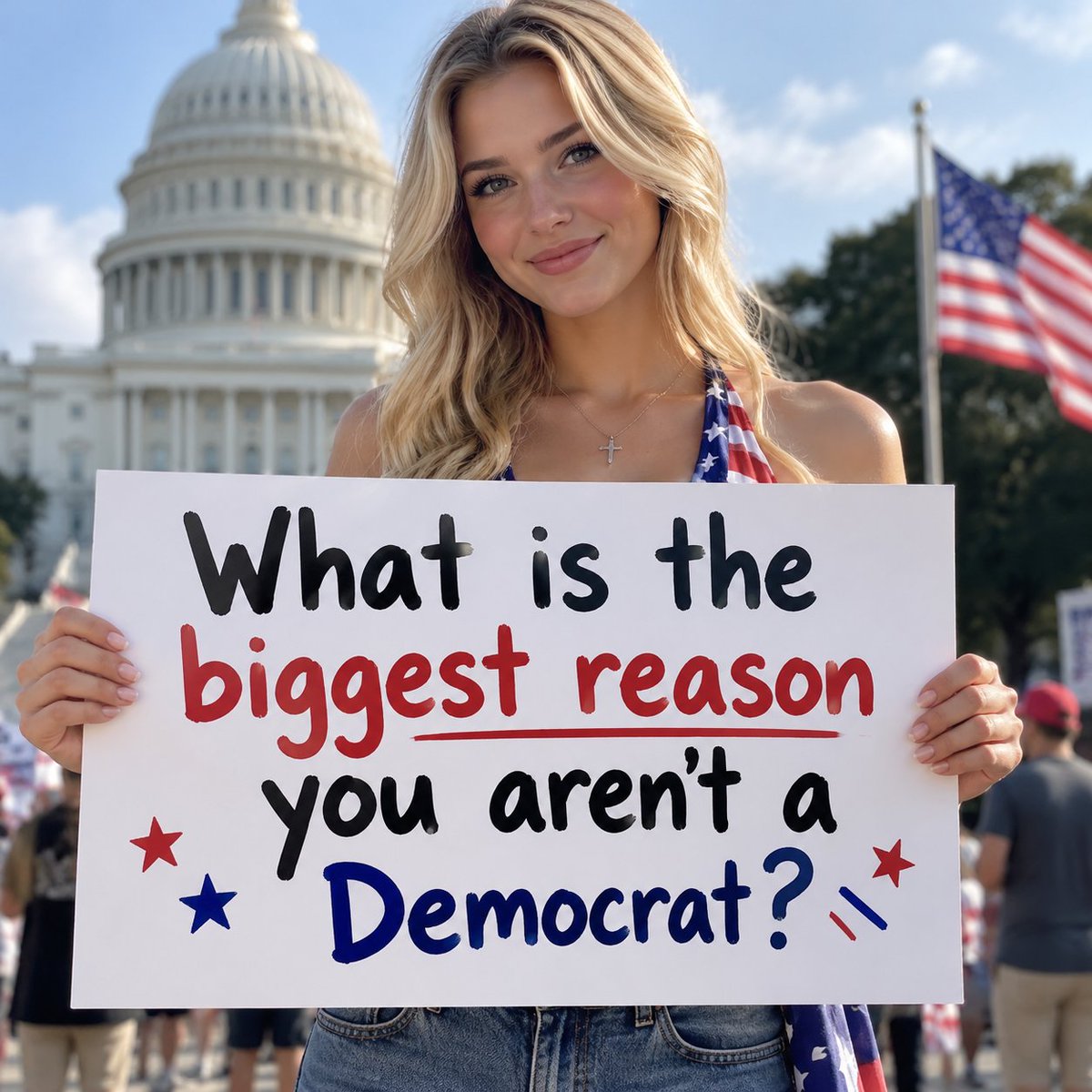 Grace_4America's tweet photo. What’s the main reason you don’t support the Democratic Party? https://t.co/S62oulRbmb