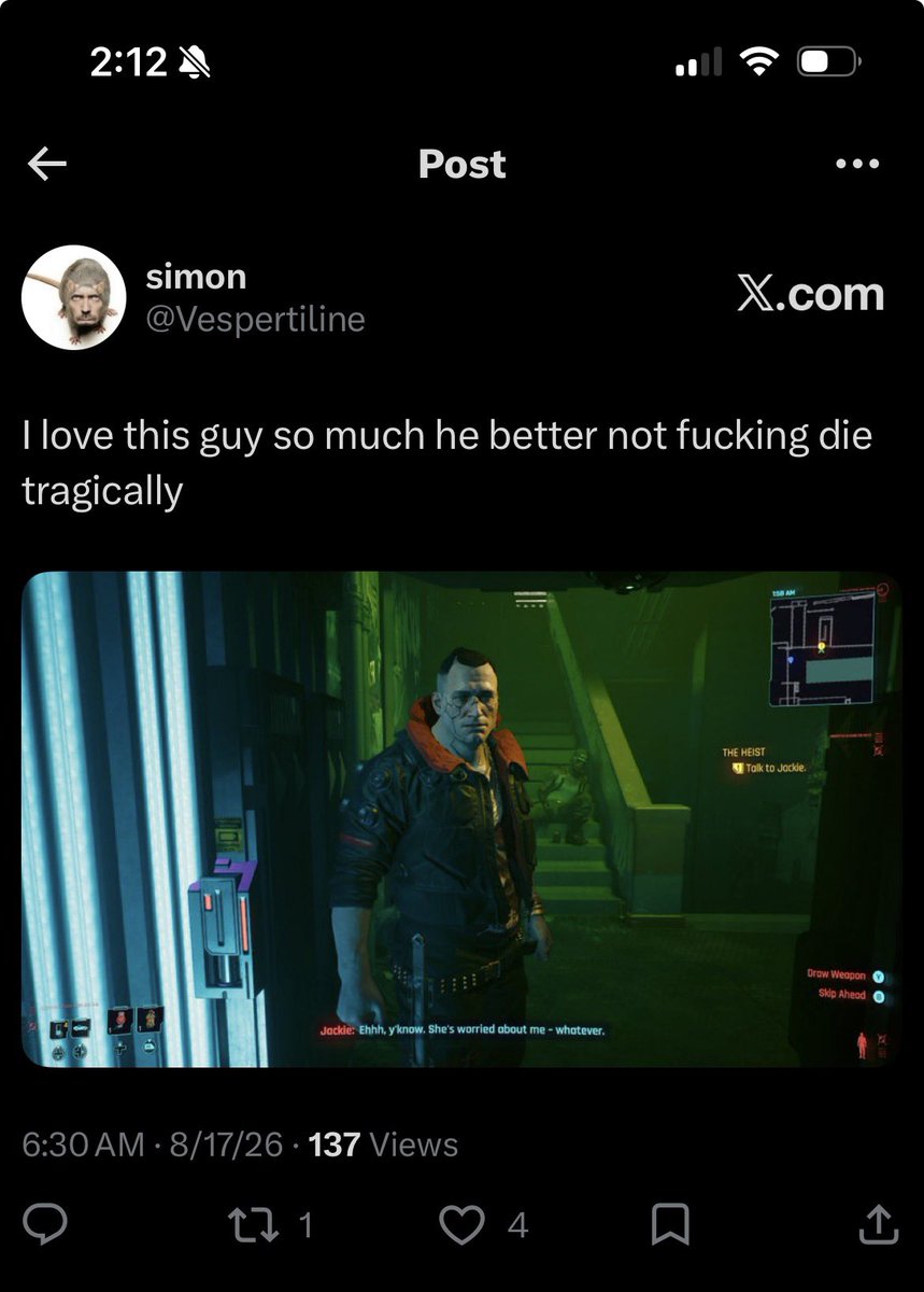 Vespertiline's tweet photo. I legitimately had no idea when I tweeted this btw I feel like I jinxed him 💔😭 https://t.co/be7yEuy7AC