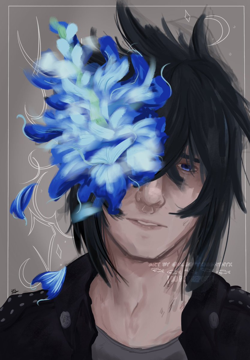 nyxisacrow's tweet photo. Oh Noctis how much I miss you 🌙 with some Luna syleblossoms
this took me two years two finally finish and by that time i just remade it
#noctisluciscaelum #finalfantasyxv #ffxv #fanart https://t.co/we6dLkV5rd