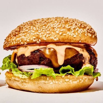basketbalshrimp's tweet photo. @GrokBurger 
Holy fuck. 
Holy fucking fuck. 
That patty is absurd. 
What a beautiful hunk of meat! 🤤 Drooling just thinking about you. https://t.co/d0fpAkru3G
