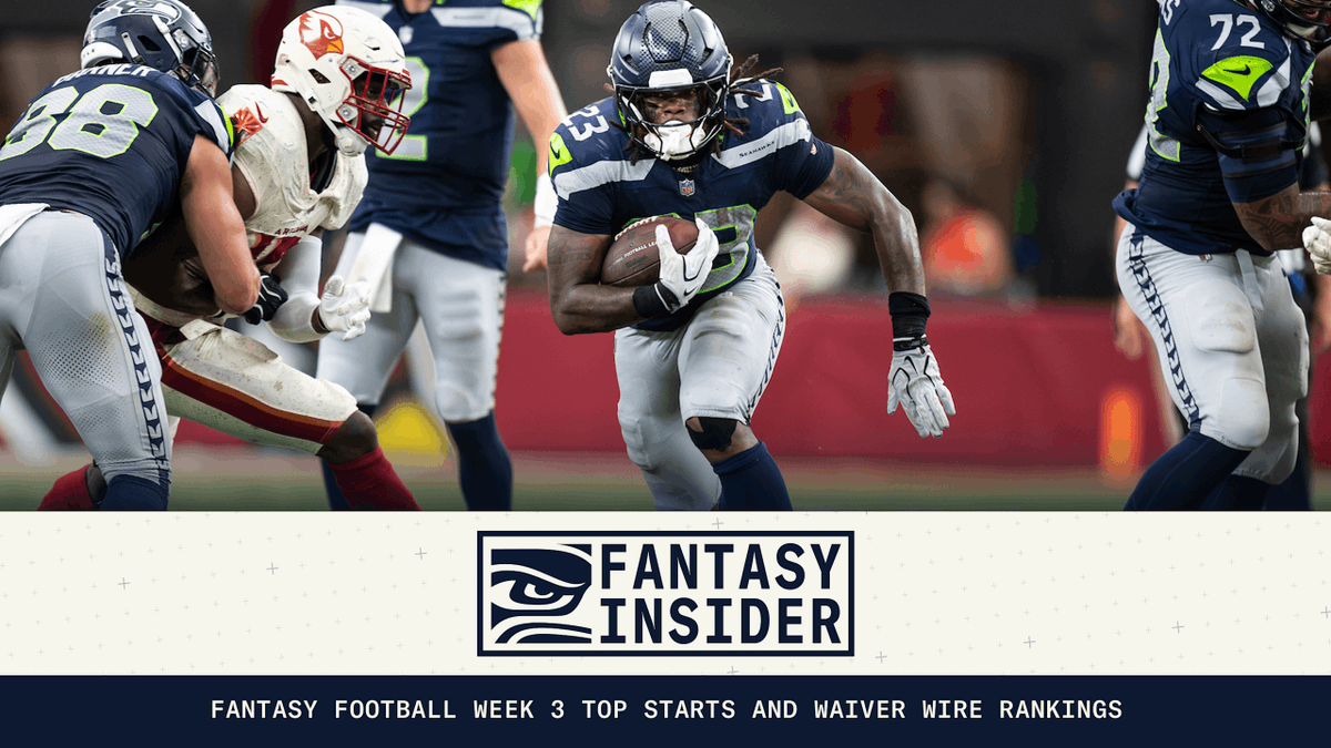 scotteTheKing's tweet photo. My Week 3 Fantasy Football Waiver Wire Rankings and recommended starters on the official site of the @Seahawks - https://t.co/K5Du8CkpNn https://t.co/vC0jN2oDKZ