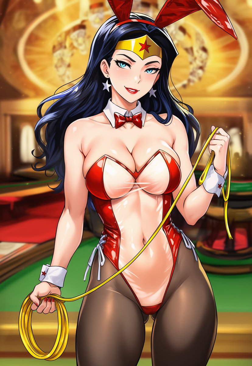 PyroKnightAI's tweet photo. Bunny-Tember ‘25. - Comics Pt. 1

Combining DC and Marvel from last year since DC only got one day of five bunnies.

Star Girl
Wonder Woman
Jessica Cruz
Selina Kyle

Enjoy~

#AI #AIart #NovelAI #DC #Marvel #WonderWoman #MarvelRivals #XMen https://t.co/aZjh44yHzt