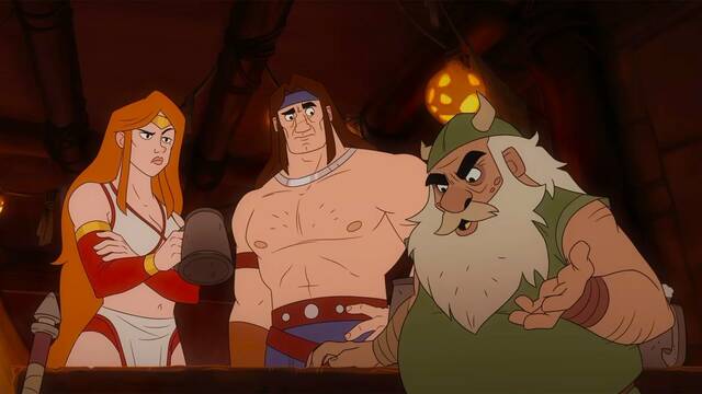 Wartaryn's tweet photo. @SEGA Powerhouse Animation (Castlevania, Tomb Raider: The Legend of Lara Croft) should have handled the Golden Axe series.
The way it looks, it’s like something out of a 'Family Guy' sketch; you can't take it seriously. https://t.co/RvVLFv9L1g