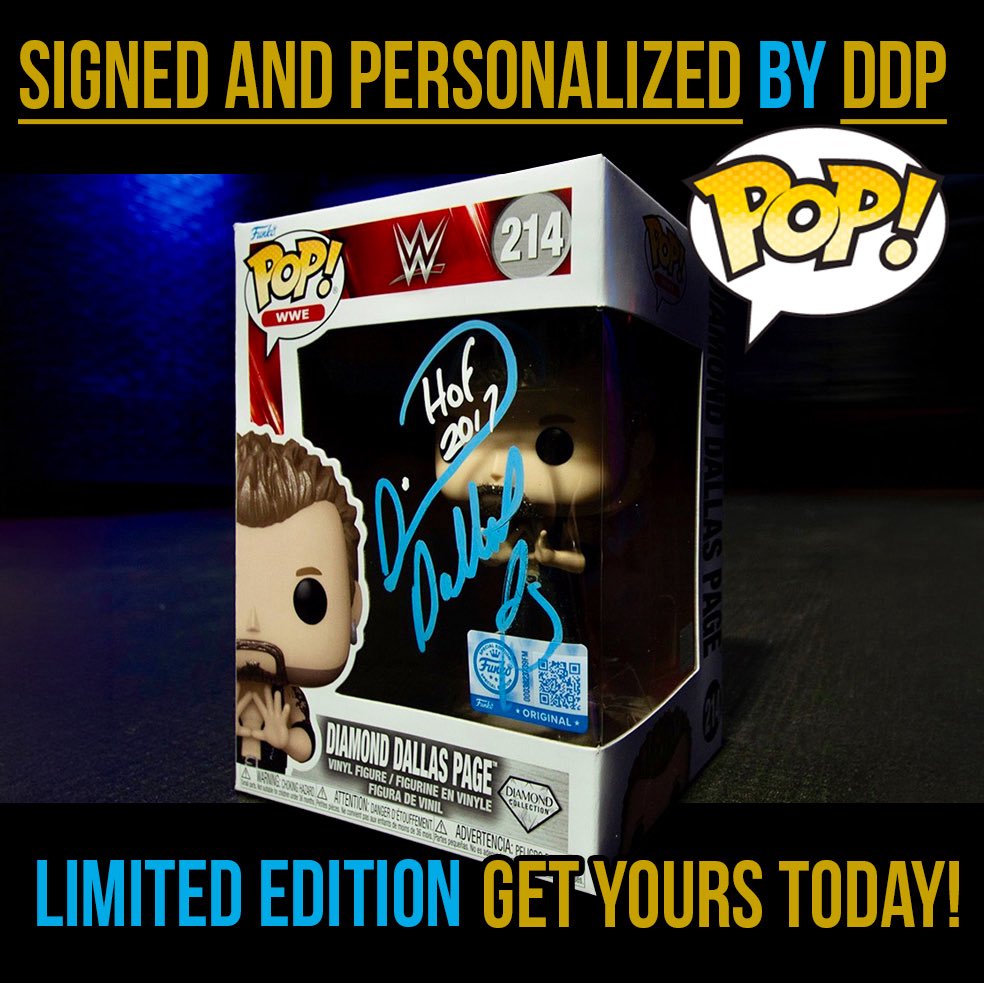 DDPYoga's tweet photo. Found it, bro!
The missing piece of your collection 🤯🙌
Now Signed and Personalized! 💎💥
DDP’s Official EBay Page: https://t.co/o0MJgKnLmq
#funko #diamonddallaspage #collectable #giftidea #wwe https://t.co/lc2anctL9Q