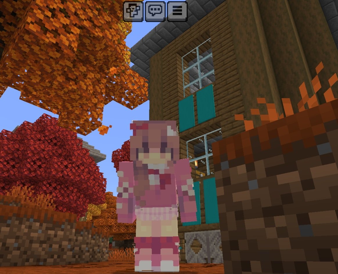 Rubyplayzzzz's tweet photo. These are the pictures of a Minecraft world that I am working on right now. They have my favorite bench where I sent and look at the water, then you have my little spot where I fish. The church don't ask why it looks weird, I don't want to talk about it, and then we have my house https://t.co/tuHyGnN0ze