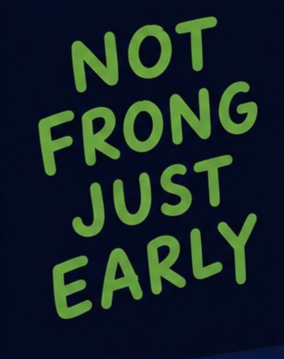 ZIOSareSCUM's tweet photo. @strong_be @Uniswap $FRONG TO 1 BILLY ๐๐๐
#STAYFRONG #NOTFRONGJUSTEARLY #FRONG #FRONGIT https://t.co/qcKUye4LFH