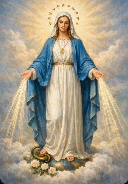 chavez79805's tweet photo. Dios te salve, María 
llena eres de gracia;
el Señor es contigo.
Bendita Tú eres 
entre todas las mujeres,
y bendito es el fruto de tu vientre, Jesús. 
Santa María, 
Madre de Dios,
ruega por nosotros, pecadores,
ahora y en la hora de nuestra muerte. 

Oremos por nuestros hijos 🤲 https://t.co/9uPIFujLRj