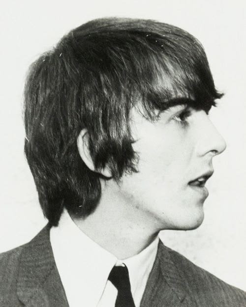 elininthe60s's tweet photo. I will never never never NEVER, forget George Harrison's beautiful side profile and his beautiful lashes... https://t.co/Db4Yt8wZF7