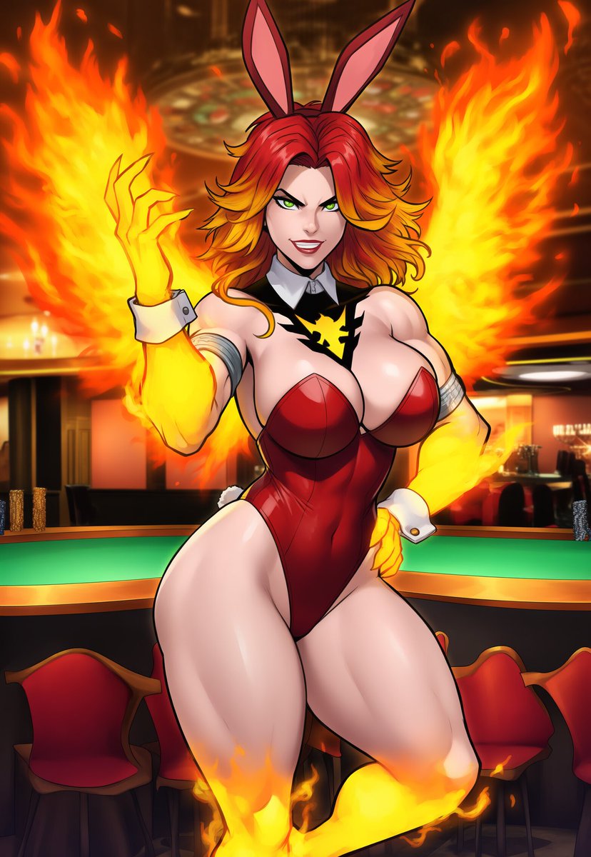 PyroKnightAI's tweet photo. Bunny-Tember ‘25 - Comics Pt. 4

Dark Phoenix 
Black Widow
Magik https://t.co/8KLTb8oJJ9
