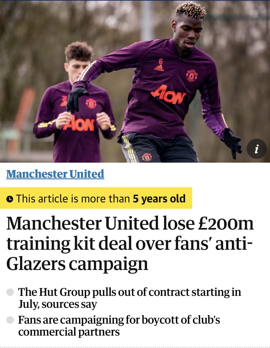 MartienBall's tweet photo. To everyone laughing at the campaign and saying boycotting won’t work, here’s what happened the last time fans did something like this.

The Glazers lost a £200m deal. So instead of being pricks about it, do your part. Every action matters. 

#BoycottUnited #GlazersAndIneosOut https://t.co/tpFRmepHQ1