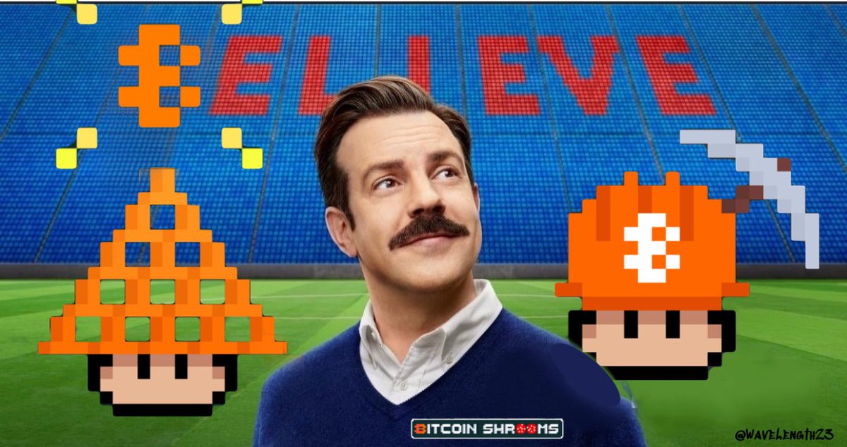 WaveLength23's tweet photo. @matman_xyz @sub1k_ordinals TWO SHROOMS = BELIEVE 
@bitcoinshroom @sub1k_ordinals 
#TedLasso #Bitcoin #Ordinals https://t.co/kmB9TXVcjG
