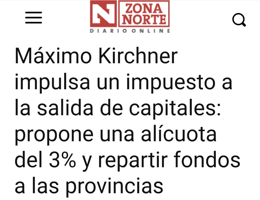 javierlanari's tweet photo. Básicamente propone un nuevo Impuesto País. El creador del Impuesto a la Riqueza. Lo único que saben hacer es saquear al que produce. Otro delirio kirchnerista... https://t.co/FHWuEv1u61