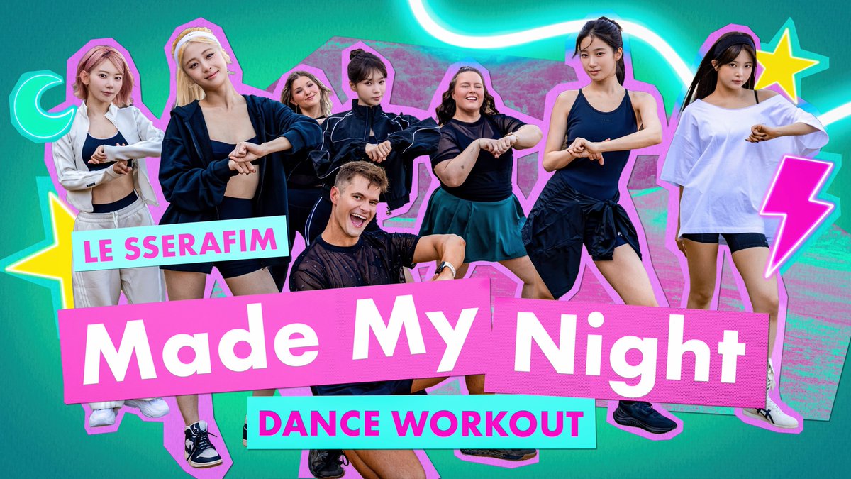 tosuka4's tweet photo. thefitnessmarshall  Instagram

🚨POP EMERGENCY🚨 K-Pop stars le_sserafim join us for a dance workout to their new single “Made My Night” ⭐️🌙⚡️

Video coming Thursday on youtube and TODAY for all bootyarmyapp members 

ARE WE EXCITED!?!?

https://t.co/7eXdjm1wOj
#LE_SSERAFIM https://t.co/CaBwMOWP2i