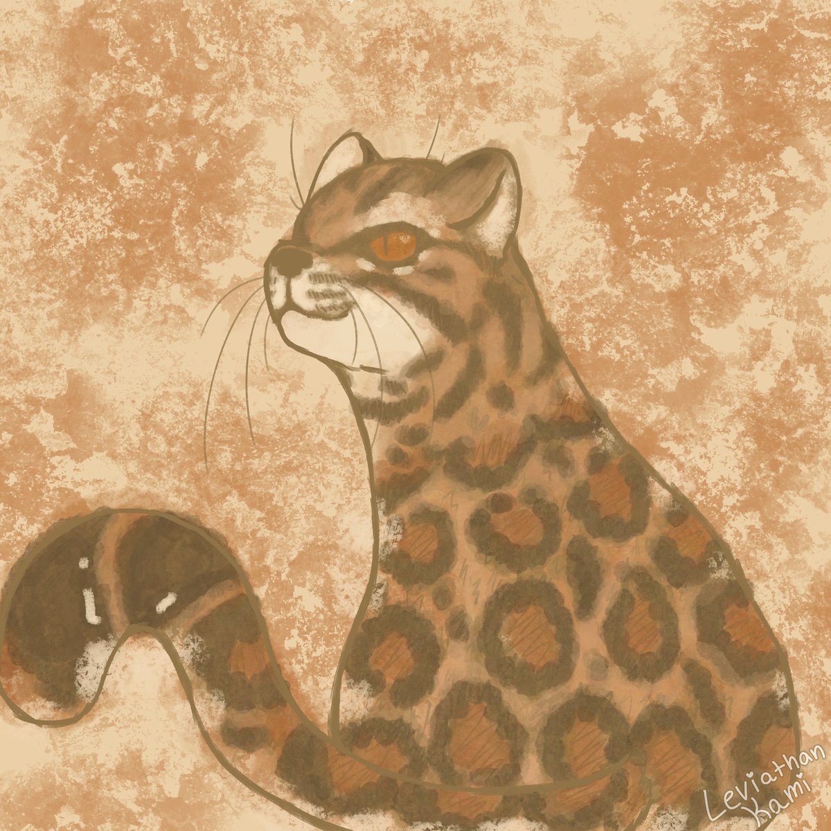 leviathankami's tweet photo. Wildcat🐾✨ #tilcayo #catart #digitalart https://t.co/T9fyTLhp1t