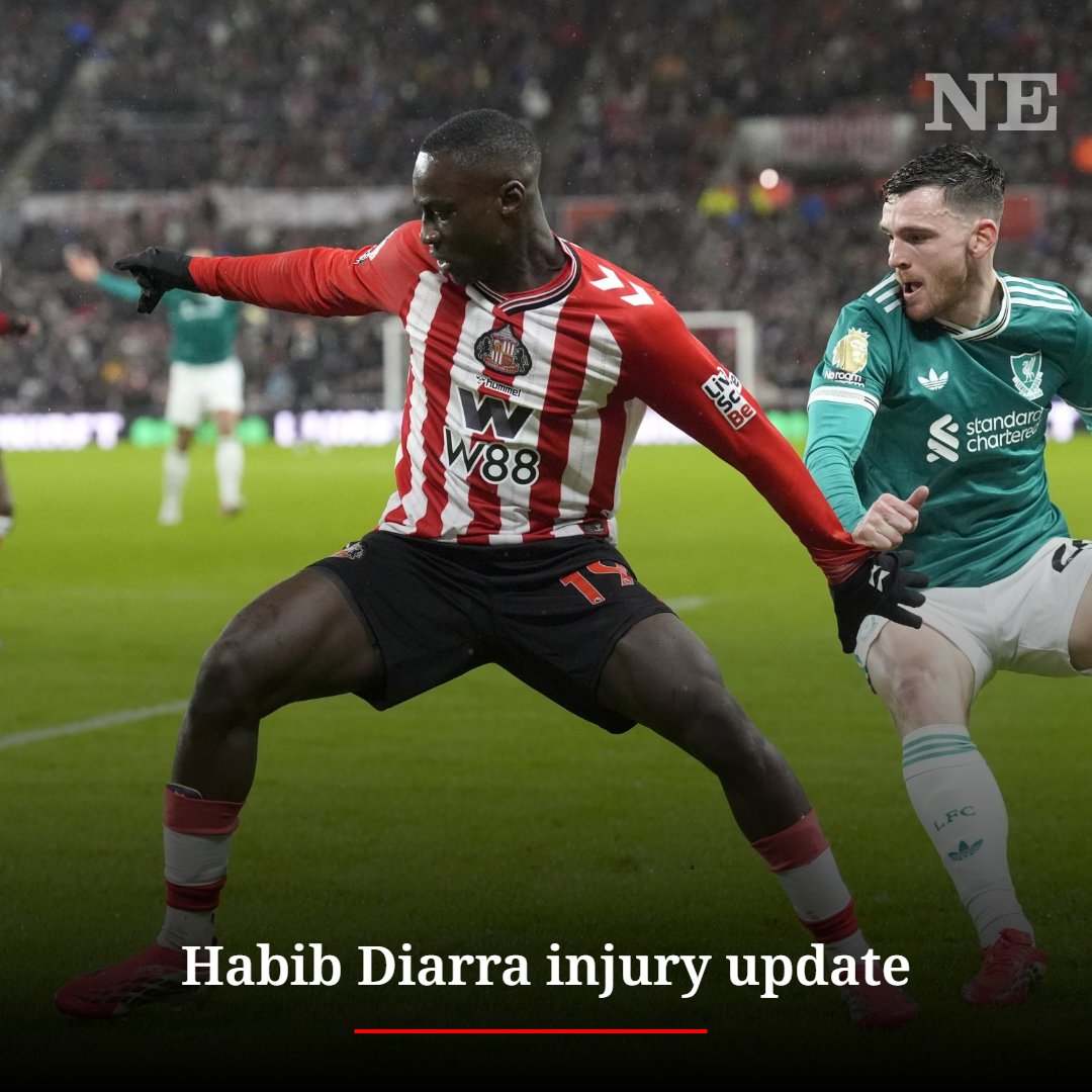 DomShawEcho's tweet photo. Habib Diarra making good progress in recovery from hamstring injury and 'healing really well'.

🤞Plan was to have scan early this week to check progress. Providing all OK, Diarra expected to be back in action in two-three weeks.

Full story 👇 | #SAFC
https://t.co/JSo8IySDSO https://t.co/DF6Pb2PwRW