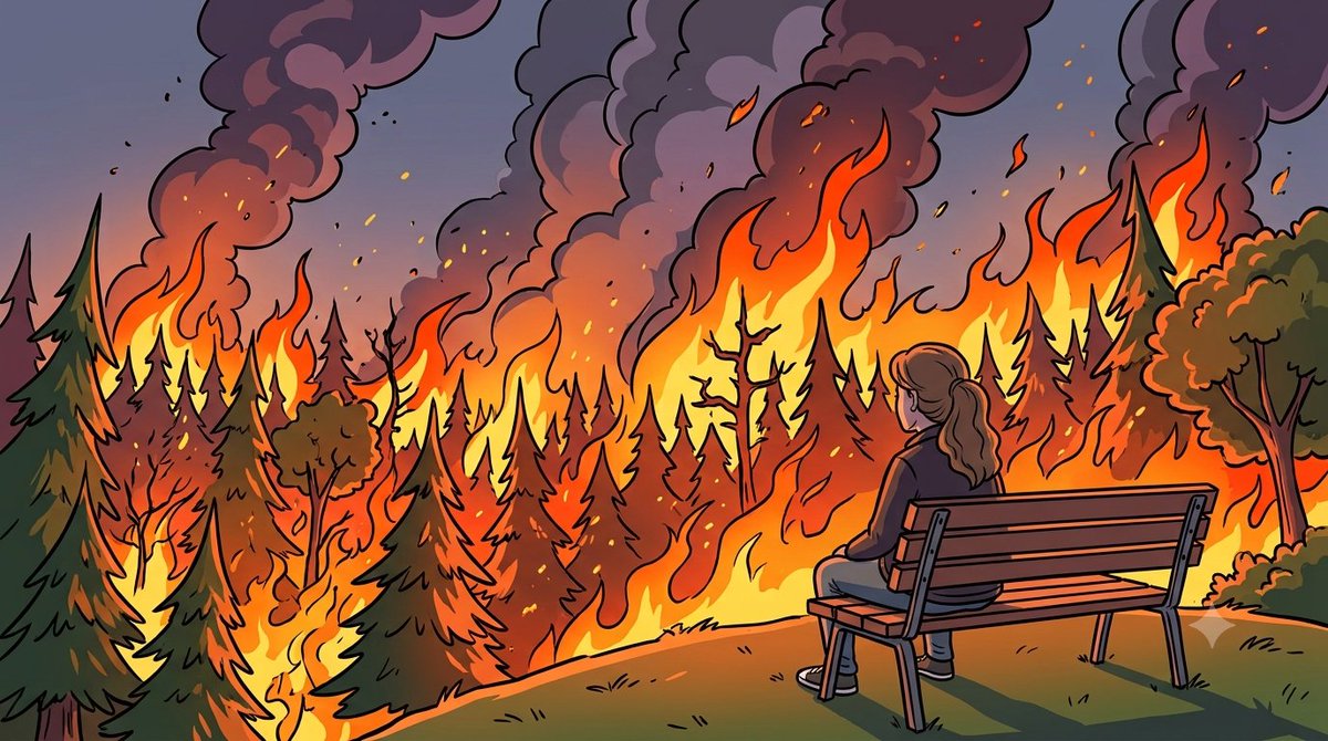 lueperdu's tweet photo. Yo soy el bosque.... 
Yo soy el fuego....
Y yo soy la que se sentó a ver arder todo https://t.co/4DtkeuJdCL