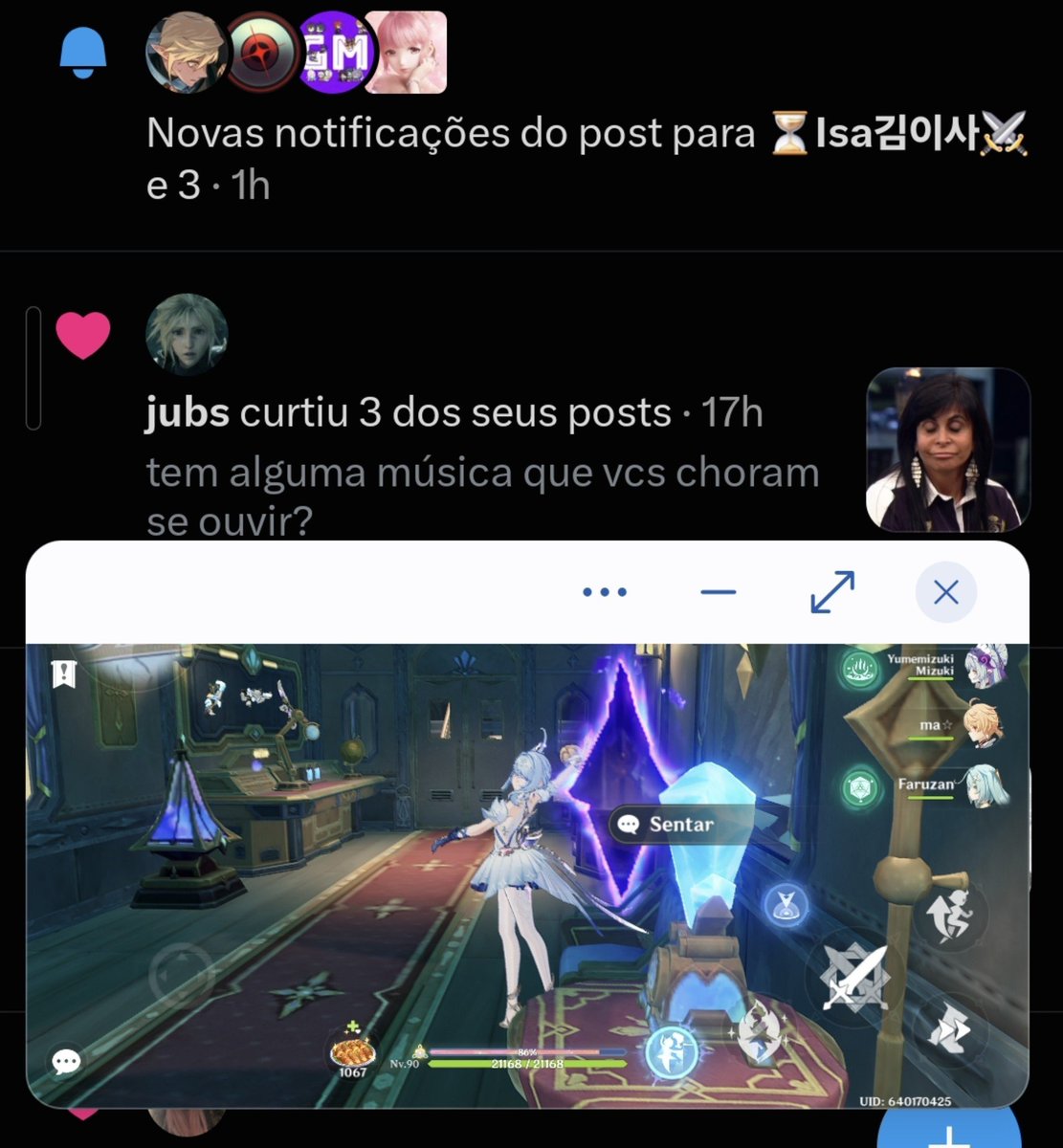 i2neuvi's tweet photo. #tweetando e #jogando https://t.co/Xhs7NhBWek