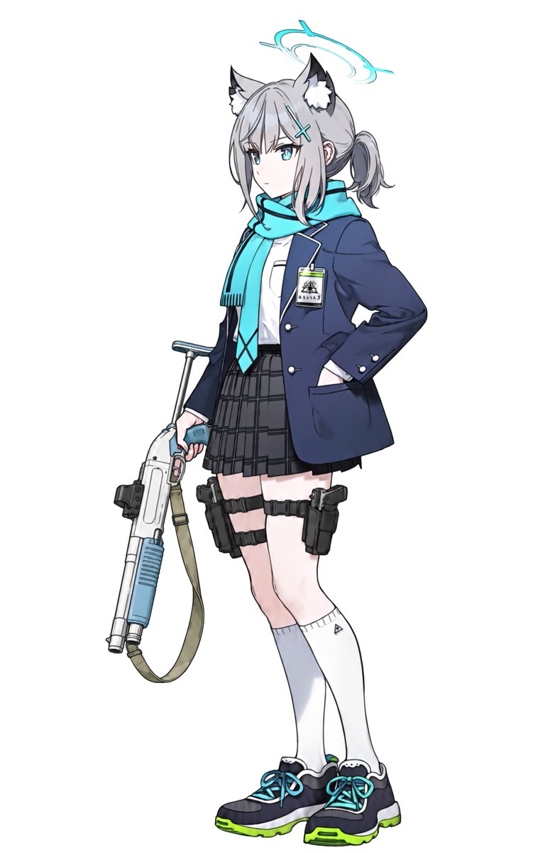 kisaragi9a's tweet photo. だいぶ、ホシノの影響が強かった世界線のシロコ
並みの神秘では耐えられない4ゲージショットガンで相手を一撃で卒倒させつつ、リロードタイムを拳銃で補う。盾を持たぬ故に機動性と一撃の重さで戦う。4ゲージ弾は各種スラグ弾、貫通弾、催涙弾、閃光弾、特製ドラゴンブレス弾もある。 https://t.co/taYZ61LH5O