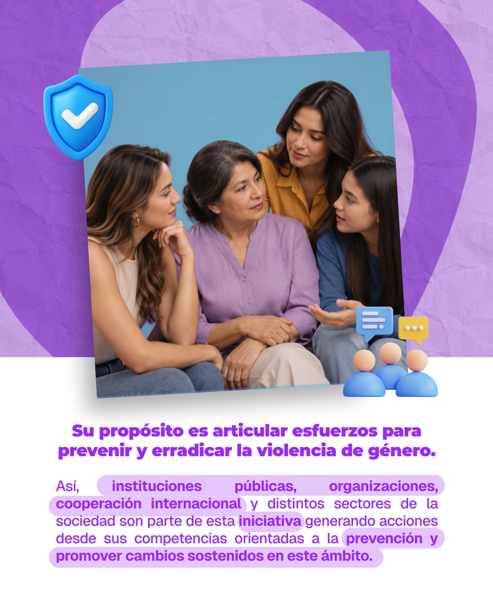 MinGobiernoEc's tweet photo. Mujeres sin violencia: ¡Así gana Ecuador!

Nos sumamos a esta campaña nacional, que desde 2018 promueve la articulación entre instituciones y sociedad para prevenir y erradicar la violencia contra las mujeres. https://t.co/4zHc67PADv