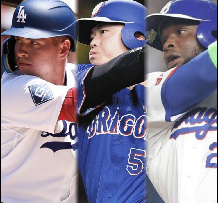 MOP_KNOWS's tweet photo. Ryan Ward🇺🇸 very likely makes the full transition to first base, Seiya Hosokawa stays in the outfield and Miguel Sanó🇩🇴 becomes the first DH in franchise history.

This on paper is the best power trio in all of NPB. Dragons fans should be hyped about 2027. https://t.co/mVY8FoAHiB