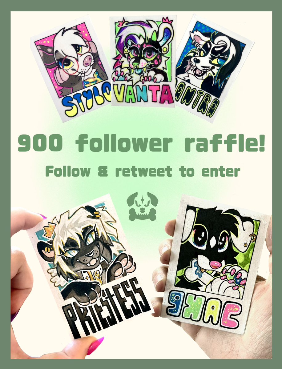 toughpuppyx's tweet photo. ❤️ RAFFLE POST ❤️

Follow &amp; retweet to win a free mini badge from me! 

It’s been a tough year for everyone, and to give back to the community that has supported me so much…

I will be choosing TWO winners for this! 

So please retweet and follow for an entry! Thanks everyone🐾 https://t.co/3XNyHNisFy