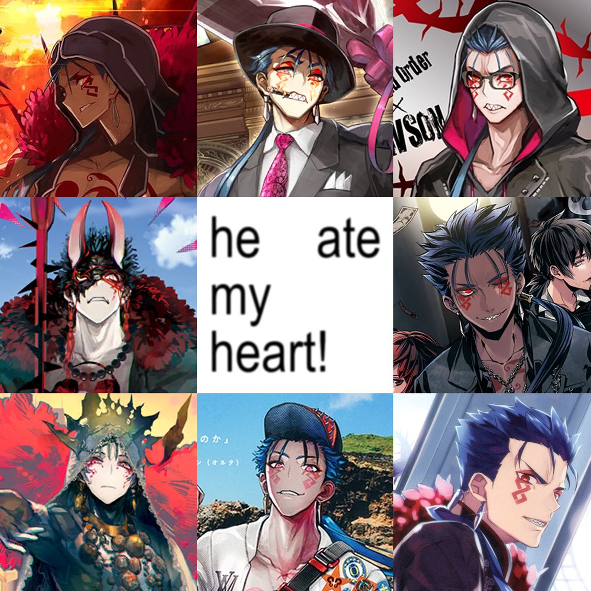 Gartendrache's tweet photo. ❀ Robbed this template idea from Instagram 
(which is strange,normally its the other way around🤔)

#FGO ✿ https://t.co/PQdJyriAKm