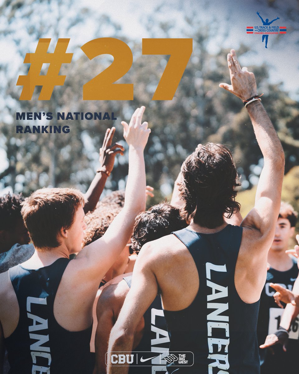 CBUXCTF's tweet photo. The men are nationally ranked in USTFCCCA first regular season rankings of the year! 

#LanceUp⚔️ https://t.co/ZH9fwcYCrt